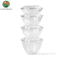 Takeaway descartável Clear to Go 24oz Salad Bowl